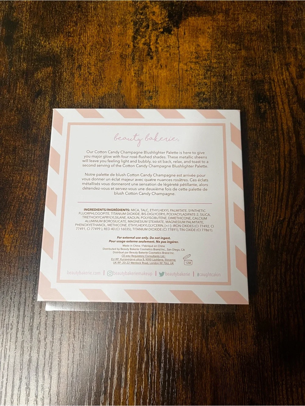 Beauty Bakerie Cotton Candy Champagne Blushlighter NEW